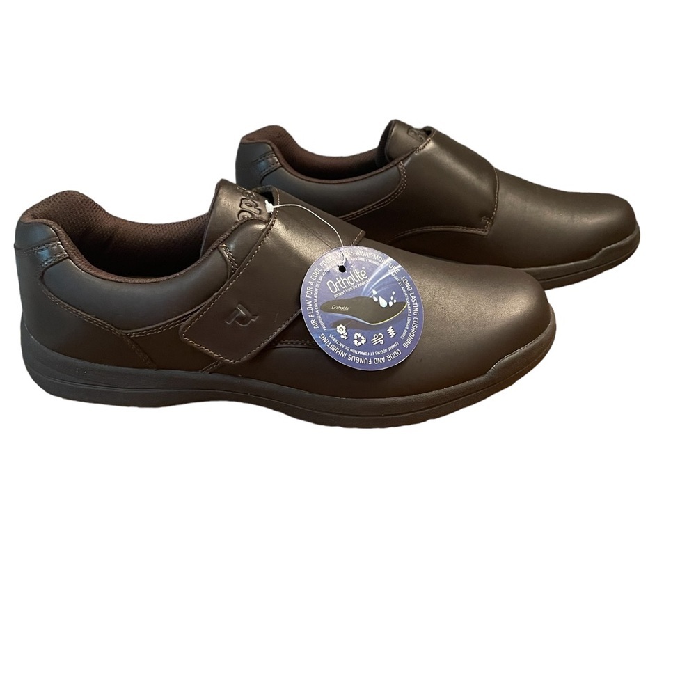NWT Propet Marv Strap‎ shoes, brown, men’s size 13